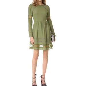 ALICE + OLIVIA Janae Dress in Sage Size 8